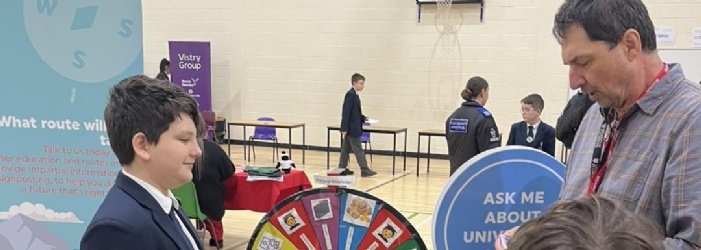Isca student at careers fair